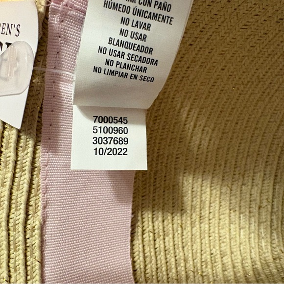 The Children's Place Toddler Girl Cat Straw Sun Hat - Size M/L (3-5T) NWT - Picture 8 of 9